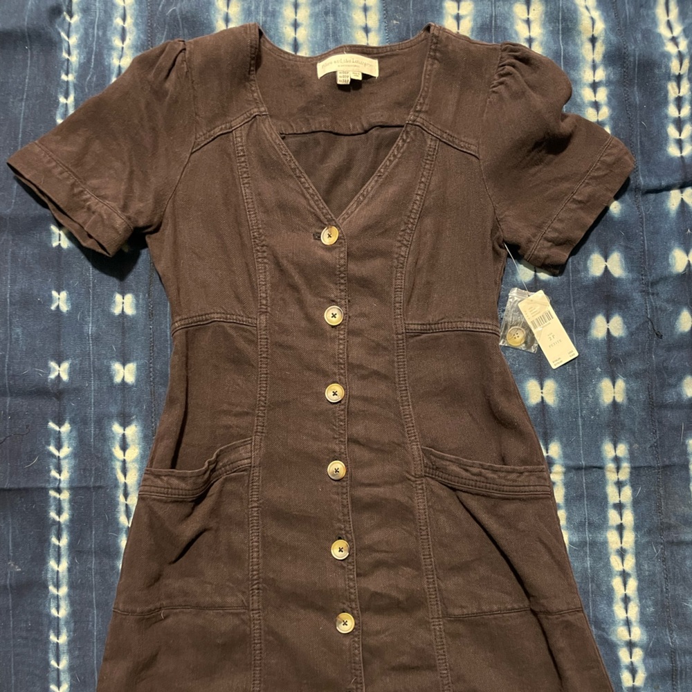 Pilcro and the Letterpress denim Dress